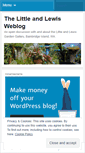 Mobile Screenshot of littleandlewis.wordpress.com