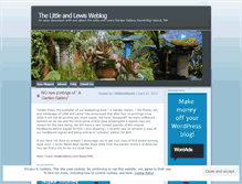 Tablet Screenshot of littleandlewis.wordpress.com