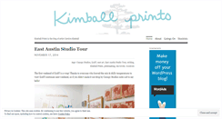 Desktop Screenshot of kimballprints.wordpress.com