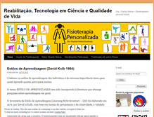 Tablet Screenshot of fisioterapiapersonalizada.wordpress.com