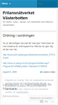 Mobile Screenshot of frilansnatverketvasterbotten.wordpress.com