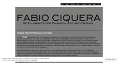Desktop Screenshot of fabiociquera.wordpress.com