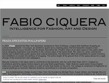 Tablet Screenshot of fabiociquera.wordpress.com