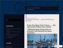 Tablet Screenshot of damoncnewcomb.wordpress.com
