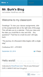 Mobile Screenshot of mrvictorburk.wordpress.com