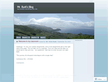 Tablet Screenshot of mrvictorburk.wordpress.com