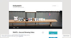 Desktop Screenshot of furbywatch.wordpress.com