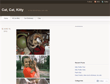 Tablet Screenshot of catcatkitty.wordpress.com