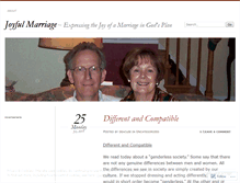 Tablet Screenshot of marriagejoy.wordpress.com