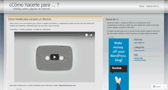 Desktop Screenshot of comohacerle.wordpress.com