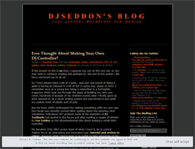 Tablet Screenshot of djseddon.wordpress.com