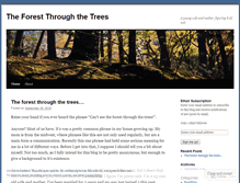 Tablet Screenshot of forestmarie86.wordpress.com