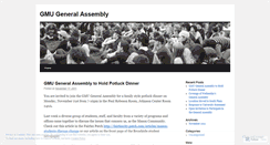 Desktop Screenshot of gmugeneralassembly.wordpress.com