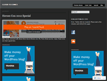 Tablet Screenshot of comiccloud.wordpress.com