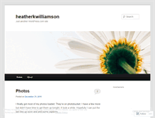 Tablet Screenshot of heatherkwilliamson.wordpress.com