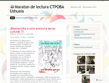 Tablet Screenshot of maratonctpoba.wordpress.com