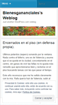Mobile Screenshot of bienesgananciales.wordpress.com