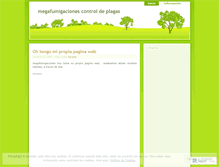 Tablet Screenshot of megafumigaciones.wordpress.com