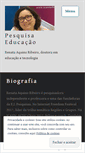 Mobile Screenshot of pesquisaeducacao.wordpress.com