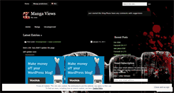 Desktop Screenshot of mangaviews.wordpress.com
