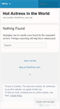 Mobile Screenshot of hotactressintheworld.wordpress.com