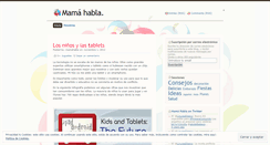Desktop Screenshot of mamahabla.wordpress.com
