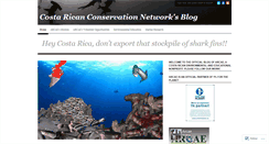 Desktop Screenshot of costaricanconservationnetwork.wordpress.com