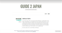 Desktop Screenshot of guide2japan.wordpress.com