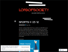 Tablet Screenshot of lordofsociety.wordpress.com