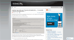 Desktop Screenshot of daxteam.wordpress.com
