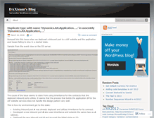 Tablet Screenshot of daxteam.wordpress.com
