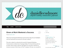 Tablet Screenshot of daniellecudmore.wordpress.com