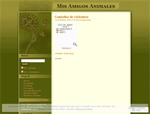 Tablet Screenshot of misamigosanimales.wordpress.com