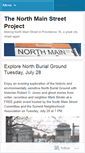 Mobile Screenshot of northmain.wordpress.com