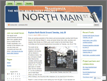 Tablet Screenshot of northmain.wordpress.com