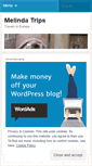 Mobile Screenshot of melindatrips.wordpress.com