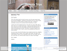 Tablet Screenshot of melindatrips.wordpress.com