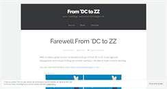 Desktop Screenshot of fromdctozz.wordpress.com