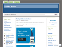 Tablet Screenshot of brunomoniz.wordpress.com