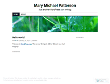 Tablet Screenshot of marymichaelpatterson.wordpress.com