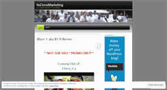 Desktop Screenshot of itsdonestreet.wordpress.com