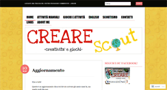 Desktop Screenshot of crearescout.wordpress.com