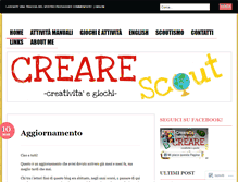 Tablet Screenshot of crearescout.wordpress.com