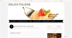 Desktop Screenshot of delicii.wordpress.com