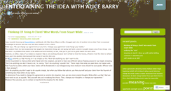 Desktop Screenshot of alicebarry.wordpress.com