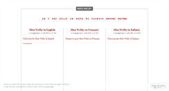 Desktop Screenshot of misswelby.wordpress.com
