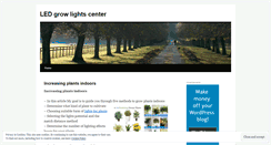 Desktop Screenshot of ledgrowlightscenter.wordpress.com