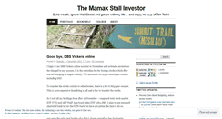 Desktop Screenshot of mamakstallinvestor.wordpress.com