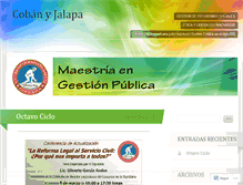 Tablet Screenshot of maestriagp.wordpress.com