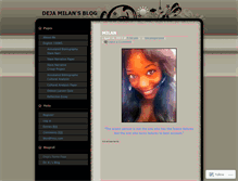 Tablet Screenshot of dejamilan.wordpress.com